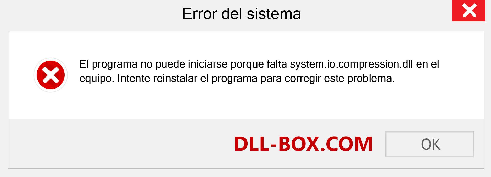 ¿Falta el archivo system.io.compression.dll ?. Descargar para Windows 7, 8, 10 - Corregir system.io.compression dll Missing Error en Windows, fotos, imágenes